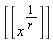 [[x^(1/r)]]