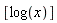 [log(x)]