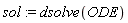 sol := dsolve(ODE)