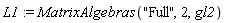 L1 := MatrixAlgebras("Full", 2, gl2)