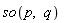 so(p, q)