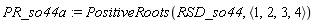 PR_so44a := PositiveRoots(RSD_so44, `<,>`(1, 2, 3, 4))