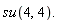 su(4, 4).  