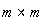 `&x`(m, m)