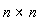 `&x`(n, n)