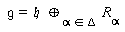  `&gfr;` = `&hfr;`  (&oplus;)[alpha  in  Delta ] R[alpha ]