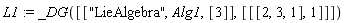 L1 := _DG([["LieAlgebra", Alg1, [3]], [[[2, 3, 1], 1]]])