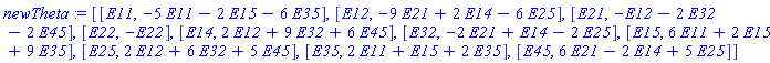 _DG([["transformation", [[so32, 0], [so32, 0]], [], [Matrix(%id = 133883592)]], [[-5*_z1+6*_z7+2*_z9, _z1], [-_z3+2*_z5+2*_z8, _z2], [-9*_z2-2*_z6+6*_z10, _z3], [-_z4, _z4], [_z6+2*_z2-2*_z10, _z5], [-2*_z3+9*_z5+6*_z8, _z6], [_z9-2*_z1+2*_z7, _z7], [-2*_z6-6*_z2+5*_z10, _z8], [-6*_z1+9*_z7+2*_z9, _z9], [-2*_z3+6*_z5+5*_z8, _z10]]])