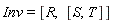 Inv = [R, [S, T]]