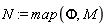 N := map(Phi, M)
