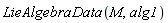 LieAlgebraData(M, alg1)