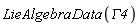 LieAlgebraData(GAMMA4)