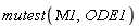mutest(Mu1, ODE1)