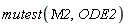 mutest(Mu2, ODE2)