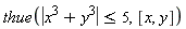 thue(abs(x^3+y^3) <= 5, [x, y])