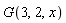 G(3, 2, x)