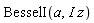 BesselI(a, I*z)