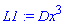 L1 := Dx^3