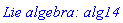 `Lie algebra: alg14`