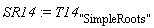 SR14 := T14["SimpleRoots"]