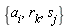 {a[i], r[k], s[j]}