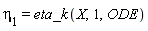 eta[1] = eta_k(X, 1, ODE)