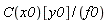 C(x0)[y0]/f0