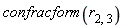 confracform(r[2, 3])