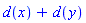 d(x)+d(y)