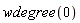 wdegree(0)