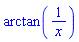 arctan(1/x)