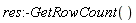 res:-GetRowCount()