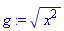 g := (x^2)^(1/2)
