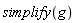 simplify(g)