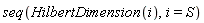 seq(HilbertDimension(i), i = S)