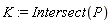 K := Intersect(P)