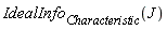IdealInfo[Characteristic](J)
