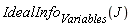 IdealInfo[Variables](J)