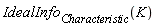 IdealInfo[Characteristic](K)