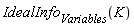 IdealInfo[Variables](K)