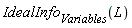 IdealInfo[Variables](L)