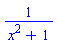 1/(x^2+1)