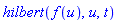 hilbert(f(u), u, t)
