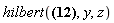 hilbert(I*exp(I*y*a), y, z)