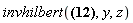 invhilbert(I*exp(I*y*a), y, z)