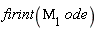 firint(Mu[1]*ode)