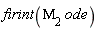firint(Mu[2]*ode)