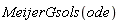 MeijerGsols(ode)