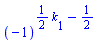 (-1)^((1/2)*k[1]-1/2)