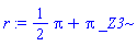 (1/2)*Pi+Pi*_Z3